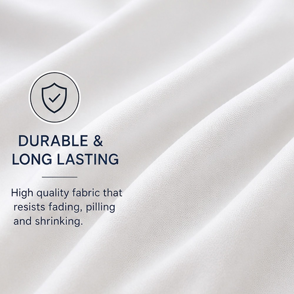 Premium White Flat Bed Sheet view 2