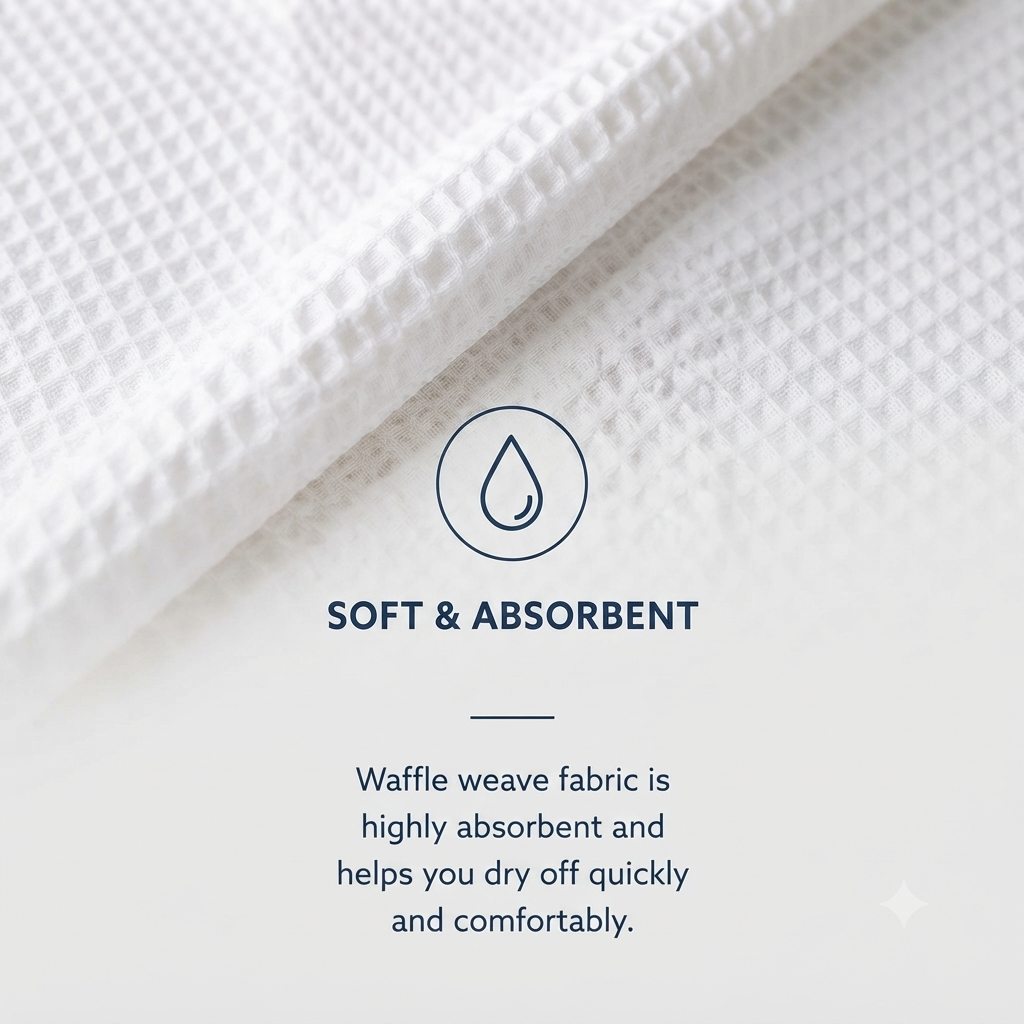 Spa Robe — Waffle Weave view 4